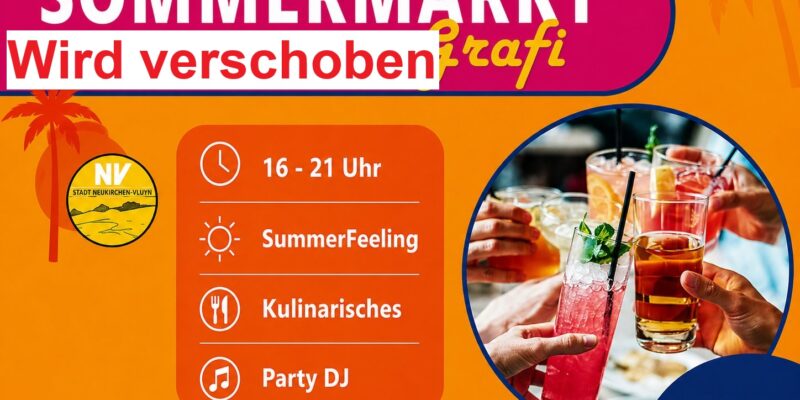Werbebild Sommermarkt am Grafi