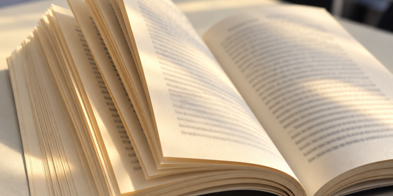 Ein aufgeschlagenes Buch