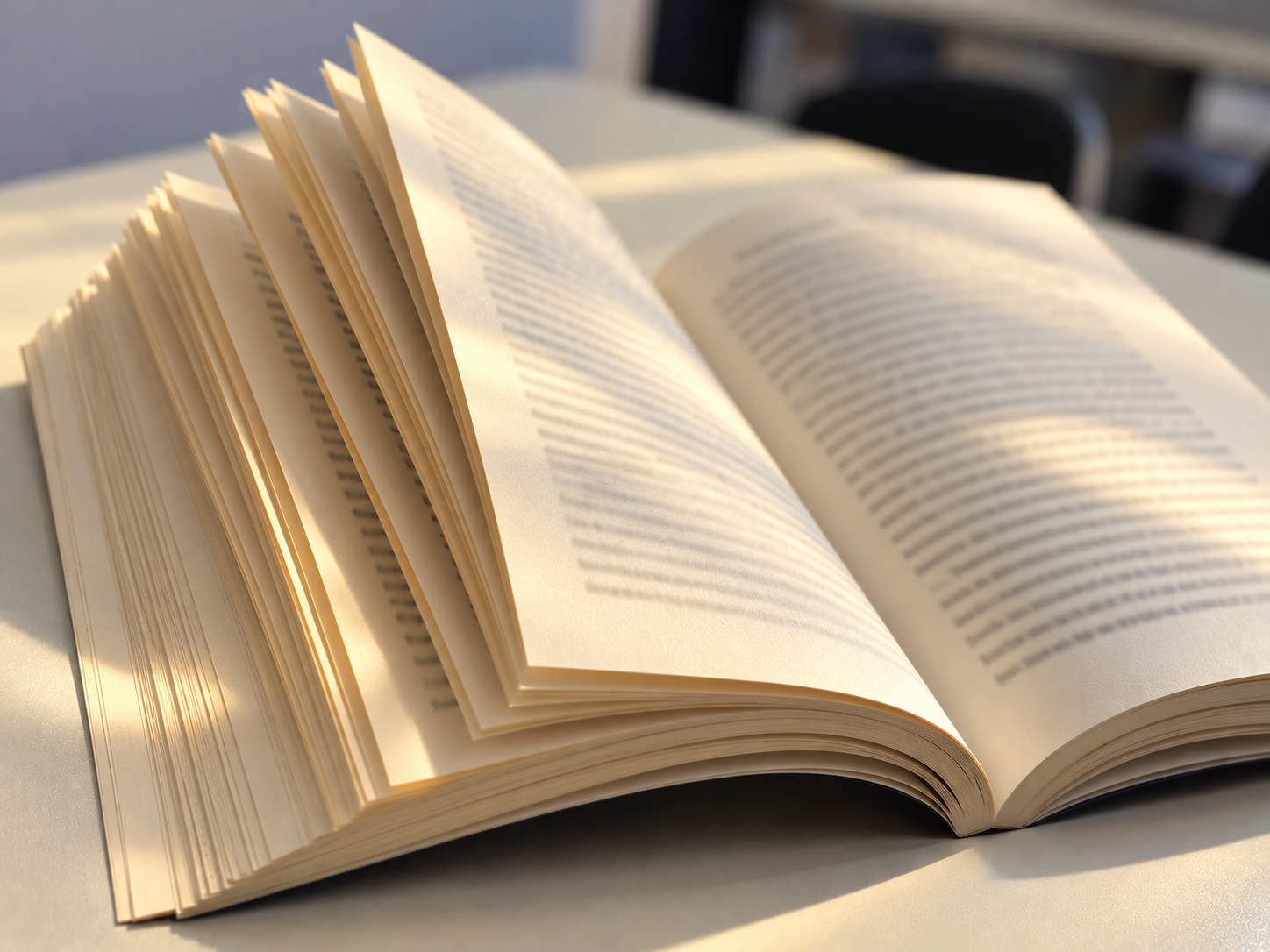 Ein aufgeschlagenes Buch