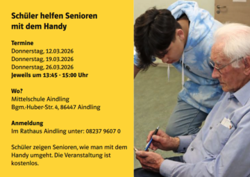 Senioren und Handy