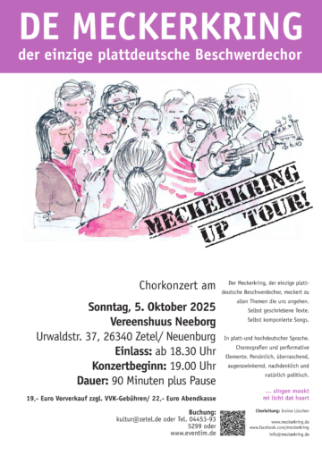 Meckerkring. Beschwerdechor erstmals in Neuenburg
