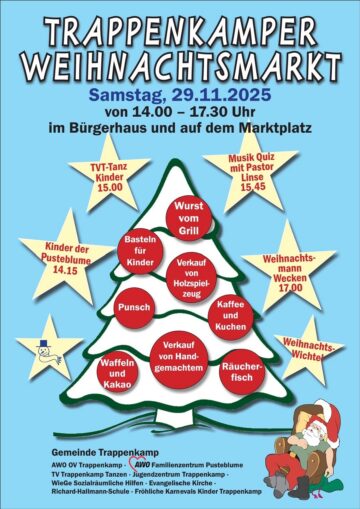 Plakat Weihnachtsmarkt Trappenkamp