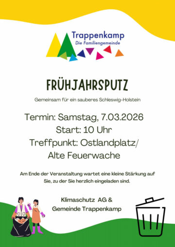 Plakat Frühjahrsputz